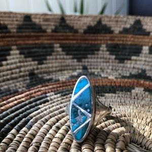 🌊 Sea Blue Turquoise Ring 🌊